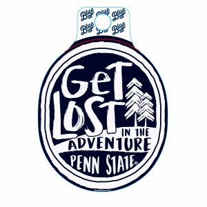 decal Get Lost in the Adventure Penn State